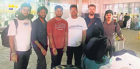 Telugu medicos, who were stranded in Kyrgyzstan, reached India