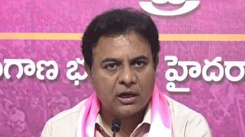 The protest reportedly erupted in response to the news channel’s alleged defamatory remarks on social media platforms against BRS working president KT Rama Rao.