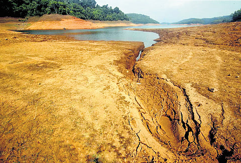 The Idukki reservoir, which has only 37% storage 