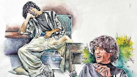 Self portrait by Kumar Aryan Saxena