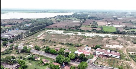 An aerial view of Parandur in Chennai