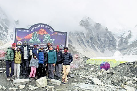 The eight-member crew from Tamil Nadu.