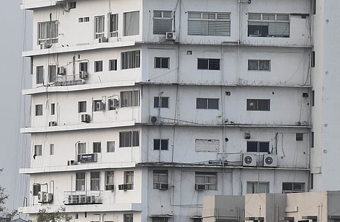 Following raising temperature, usage of Air Conditioners increased in the city. Large numbers of Air Conditioners out door unit can be seen at various buildings and apartments in Coimbatore on Tuesday.