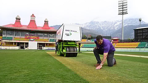 UK-based synthetic turf manufacturer SISGrass have installed four hybrid pitches on the square at the HPCA stadium in Dharamshala.
