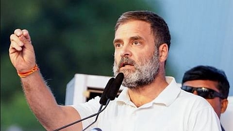 Congress leader Rahul Gandhi.