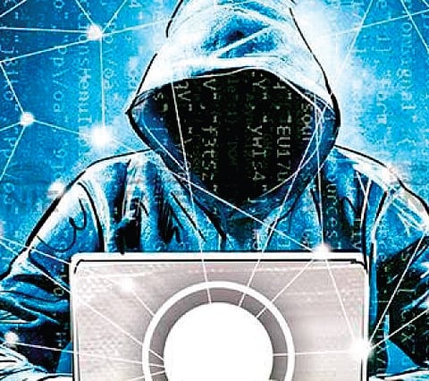 cyber fraud image used for representation.