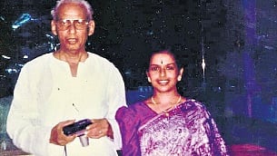 Geeta with her guru Vempati Chinna Satyam
