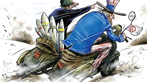 A tightrope walk over a blazing fire