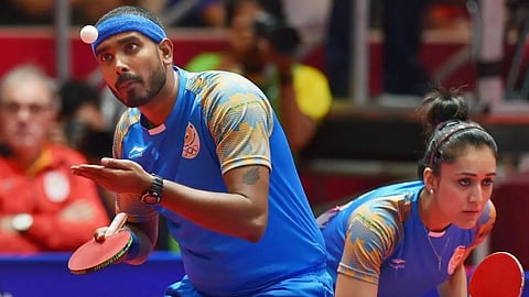 Veteran table tennis player A Sharath Kamal
