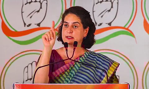 Congress leader Priyanka Gandhi
