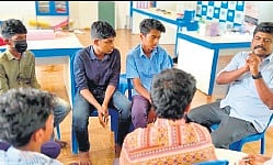 An AI workshop held as part of the Yi Innovation vertical programme