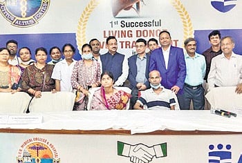 Addressing mediapersons, SCB superintendent Prof Sudhanshu Sekhar Mishra said Manas, a driver, was afflicted with decompensated liver disease accompanied by jaundice and ascites.