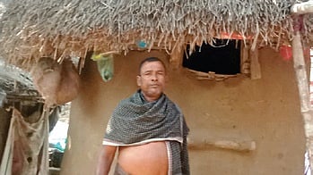 Deepak Mandal at his house