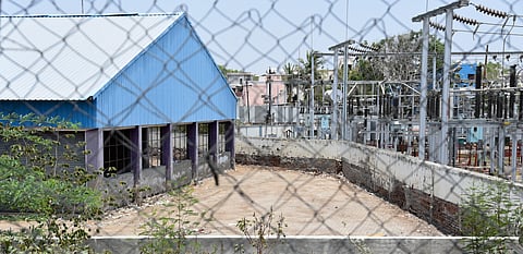 The corporation’s micro compost centre near the district court in Tiruchy 