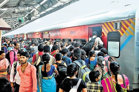 The railway has been struggling to supply its trains, departing from Chennai Central, Chennai Egmore and a few other stations, with water amid groundwater depletion and dwindling supply from private tankers. 