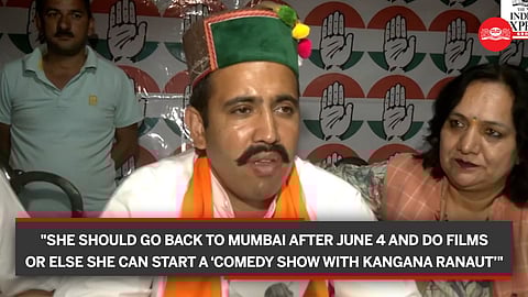 I think she should go back to Mumbai after June 4 and do films: Vikramaditya Singh on Kangana