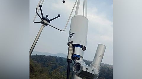 An Eddy covariance flux tower has been installed in the core area of Similipal Biosphere Reserve.