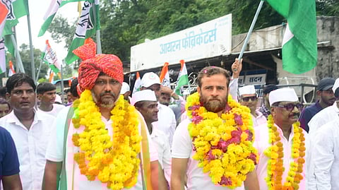 Campaigning for Congress during Corporation election rally, 2023
recent Vidhan Sabha polls.