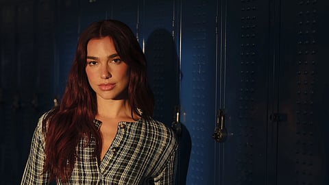 Dua Lipa poses for a portrait to promote her new album "Radical Optimism" on Friday, April 26, 2024, in New York. 