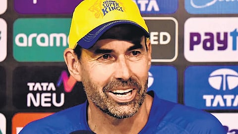 Chennai Super Kings head coach Stephen Fleming