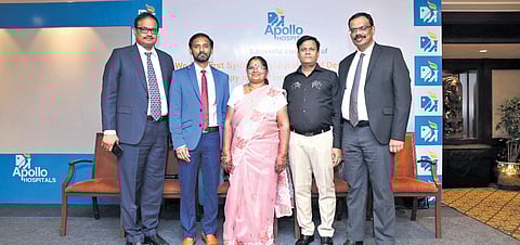 Doctors at Apollo used renal denervation (RDN) therapy on the patient