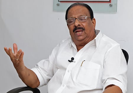  K Sudhakaran.
