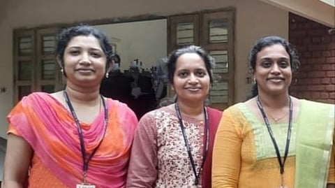 Dr Shirly K Thomas, Dr Roshin Elizabeth George and Dr Dhanyalekshmi C S - founders of Biovent Innovations