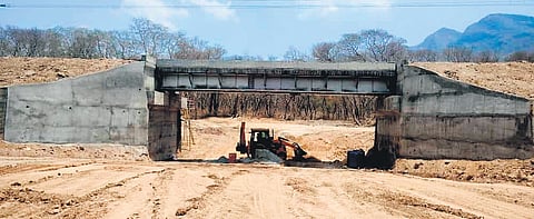 The underpass is situated close to the area where jumbo movement is frequent