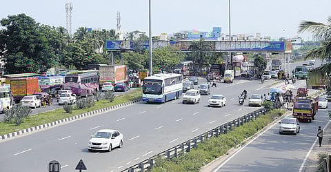 File picture of the Chennai Bypass road 