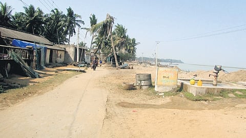 A deserted Berhampura-Mahisa village, an island within Chilika lake.