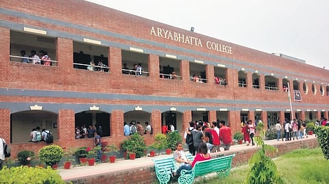 The Aryabhatta College campus in South Delhi.