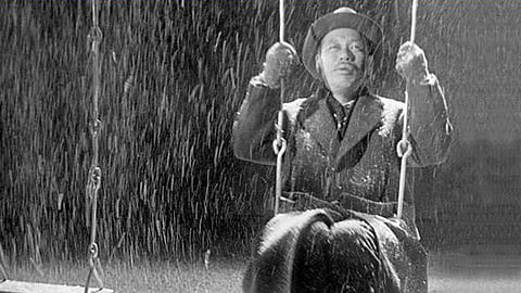 The famous swing scene from Akira Kurosawa's 1952 masterpiece Ikiru.