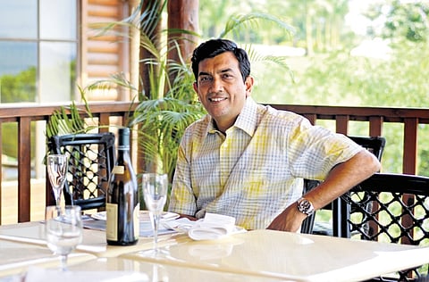 Indian chef and television presenter Sanjeev Kapoor 