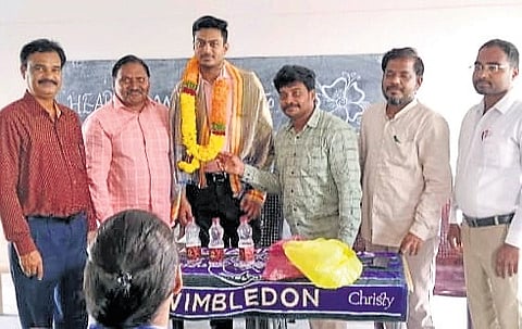 V.Rahul Kumar, UPSC- Civil Services Exams 504 Ranker from Prakasam district. 