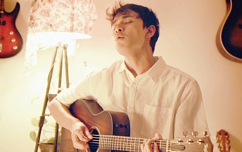 A still from the music video