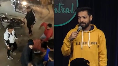 Comedian Nalin Yadav (R) shared a post on Instagram alleging attacks by people affiliated with the BJP.