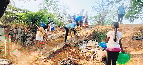 From May first week, the group, comprising people of all age groups, began cleaning the area around the lake that was littered with alcohol bottles and household waste