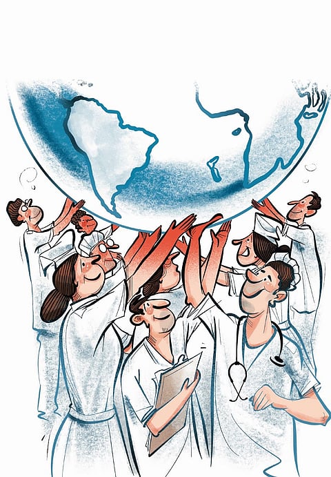 The lack of recognition and low wages deter nurses to return back to India.