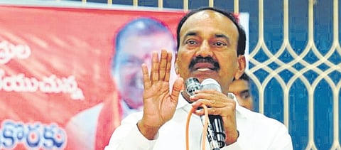 BJP leader and Malkajigiri MP Eatala Rajender