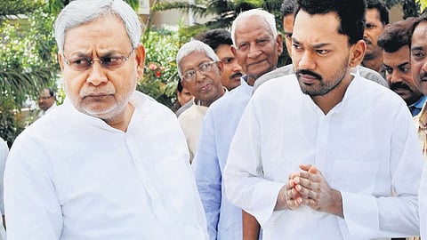 Power games | Nitish may bring son Nishant into politics