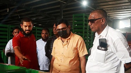 Mayor M Anil Kumar visits Brahmapuram waste plant 