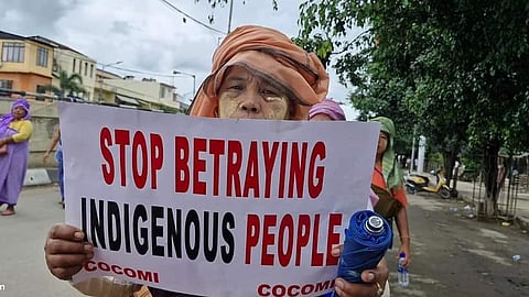 The “Save Manipur Rally” was organised by the Coordinating Committee on Manipur Integrity, a conglomerate of various civil society organisations.