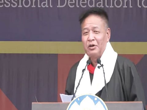 Tibetan leader Sikyong Penpa Tsering