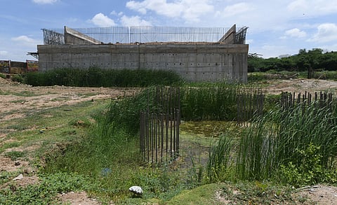 Image of high-level bridge under construction used for representational purpose only.