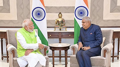 Did ex-VP Dhankar meet PM Modi secretly for 45 minutes?