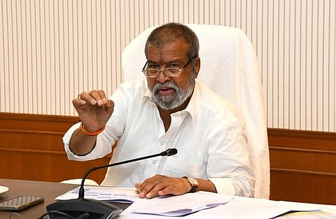 Health Minister Damodar Rajanarasimha.