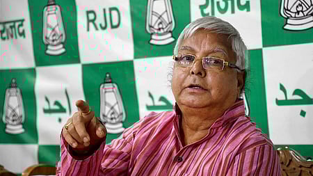 Rashtriya Janata Dal Chief Lalu Prasad Yadav.