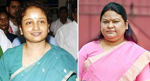 Kalpana Soren and Sita Soren