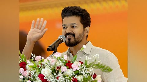 Tamilaga Vetri Kazhagam Chief and actor Vijay 