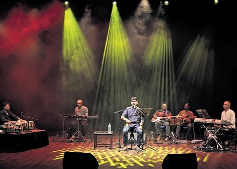 Navaneeth’s programmes would run into hours, as he starts with one song and then goes on to several related pieces.